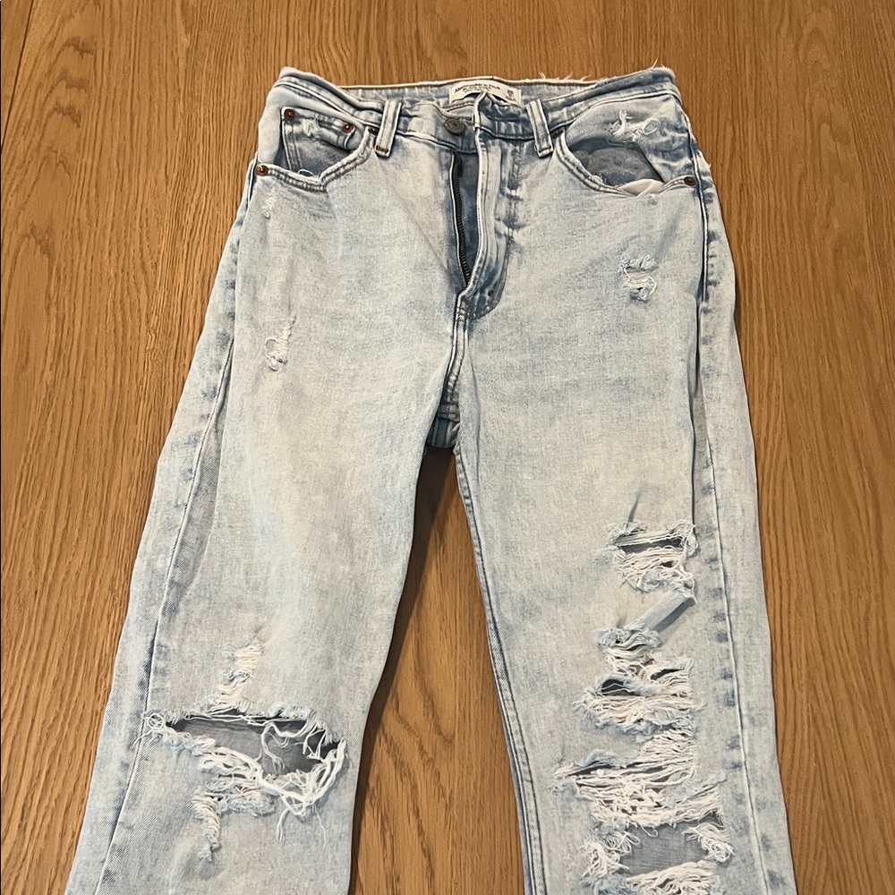 Abercrombie & Fitch Light Blue High Rise Women Jeans